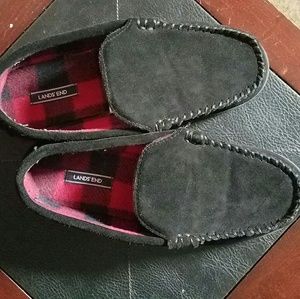 Land's End Black Slippers for Men